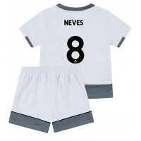 Dres Wolves Ruben Neves #8 Rezervni za djecu 2022-23 Kratak Rukav (+ kratke hlače)